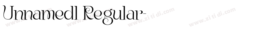 Unnamedl Regular字体转换 Unnamedl Regular字体转换